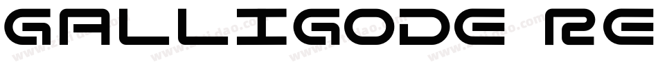 Galligode Regular字体转换